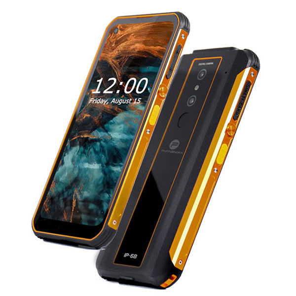 6.35 Inch HD+ Rugged Mobile Phones with TF Card Support To Max256G NFC Yes