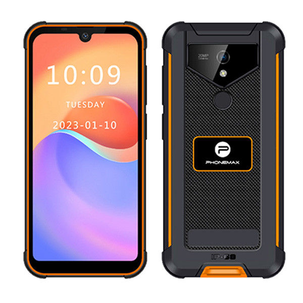 Grey Orange Green Unbreakable Phone With BT5.0  Bluetooth Dustproof